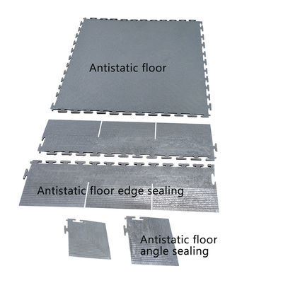 600x600mm ESD extraíble antiestático de PVC de vinilo para el piso para hospitales / salas limpias