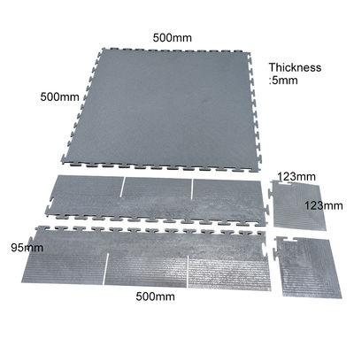 600x600mm ESD extraíble antiestático de PVC de vinilo para el piso para hospitales / salas limpias