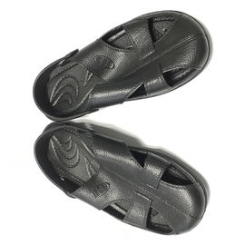 Parte superior segura del SPU de Toe Protected Blue Black White de la sandalia de los zapatos disipantes estáticos