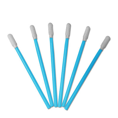 PS743 Limpieza de la brecha de la sala limpia Swabs Stick PP manija punta de poliéster Swabs industriales de la sala limpia