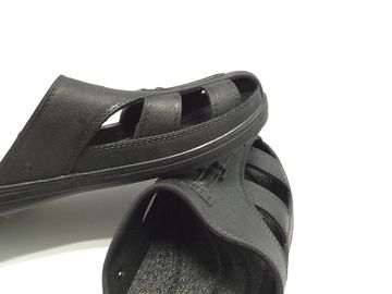 Deslizador seguro electrostático negro azul Toe Protected White Light Weight de los zapatos de seguridad del ESD