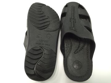 Deslizador seguro electrostático negro azul Toe Protected White Light Weight de los zapatos de seguridad del ESD