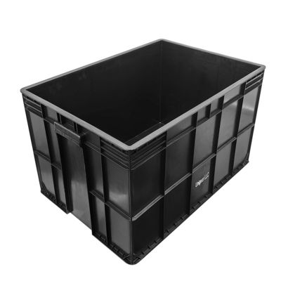 800*400*230mm Caja de rotación conductiva de plástico ESD de piezas electrónicas Caja negra de caja antiestática