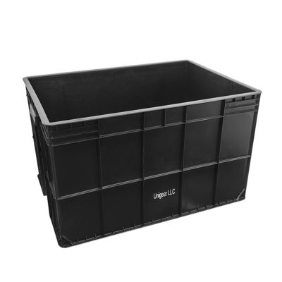 800*400*230mm Caja de rotación conductiva de plástico ESD de piezas electrónicas Caja negra de caja antiestática