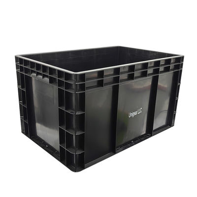 600*400*230mm Caja de plástico antistatico ESD negro de piezas electrónicas Caja de piezas electrónicas Caja antistatico para la industria electrónica