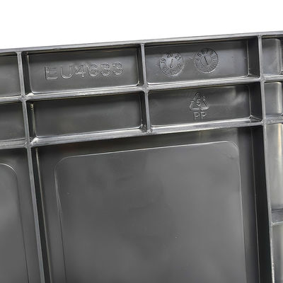 600*400*230mm Caja de plástico antistatico ESD negro de piezas electrónicas Caja de piezas electrónicas Caja antistatico para la industria electrónica