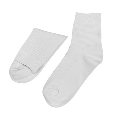 Calcetines antibacterianos de alta calidad, libres de polvo blanco, de algodón, que absorben el sudor, calcetines de cuarto limpio, con cierre elástico