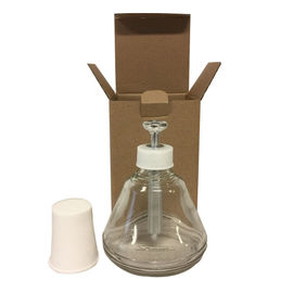 Tamaño solvente de cristal 100% de la botella del alcohol del dispensador de los materiales de embalaje del ESD de la bomba del metal 180ML