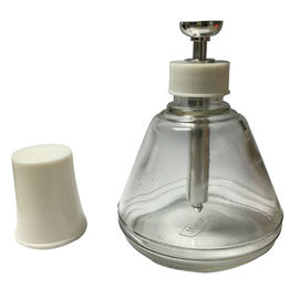 Tamaño solvente de cristal 100% de la botella del alcohol del dispensador de los materiales de embalaje del ESD de la bomba del metal 180ML