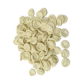 Chozas pulverizadas blancas del finger del látex de los fines generales estáticos antis de los guantes de ASTM D3772