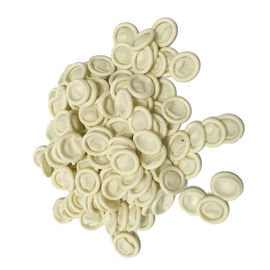 Chozas pulverizadas blancas del finger del látex de los fines generales estáticos antis de los guantes de ASTM D3772