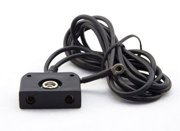 ESD negro que pone a tierra el cordón para la correa para la muñeca dual Ring Grounding Terminal del operador