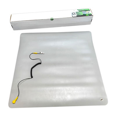 ESD Tapón de mesa de PVC gris Tapón antistatico con botón para el área antistatico