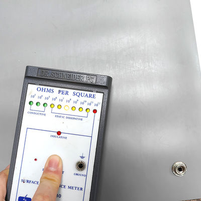 ESD Tapón de mesa de PVC gris Tapón antistatico con botón para el área antistatico