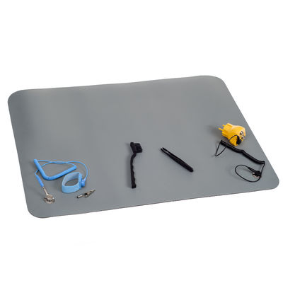 ESD Tapón de mesa de PVC gris Tapón antistatico con botón para el área antistatico