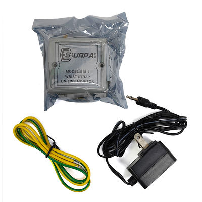 Auténtico SURPA 518-1 Anillo Electrostático Monitoreo en Línea Antidistáctico de Muñeca Alarma Monitoreo de Tierra