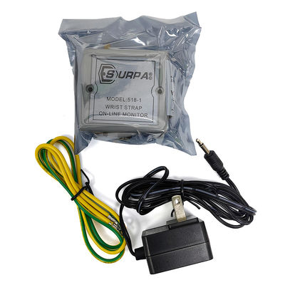 Auténtico SURPA 518-1 Anillo Electrostático Monitoreo en Línea Antidistáctico de Muñeca Alarma Monitoreo de Tierra