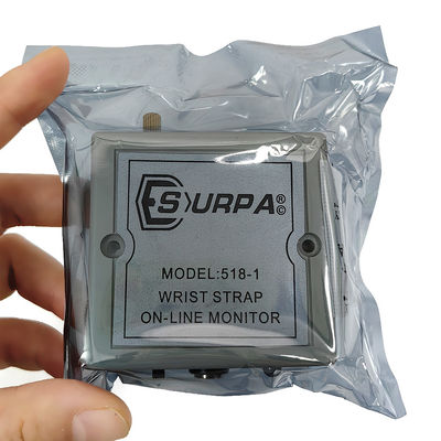 Auténtico SURPA 518-1 Anillo Electrostático Monitoreo en Línea Antidistáctico de Muñeca Alarma Monitoreo de Tierra