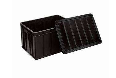 Serie reciclable reutilizable de la UE ESD de las bandejas conductoras del envío de los PP para las áreas de EPA