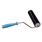 Azul pegajoso adhesivo del rodillo de la pelusa del rodillo del recinto limpio disponible grueso de 10 pulgadas 50 micrones