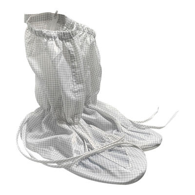 Zapatos ESD Antiestático Blanco 5mm Cinturón de Tejido ESD Botas de seguridad Sala limpia Botas a prueba de polvo