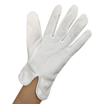 Respirador 100% de algodón guante de joyería blanca ceremonia desfile guardia de honor guantes de vestimenta formal
