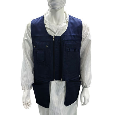 Vestido de herramienta de tejido Navy Blue Denim Antiestático Kit de herramientas Vestido de trabajo para electricista