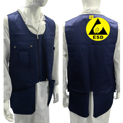 Vestido de herramienta de tejido Navy Blue Denim Antiestático Kit de herramientas Vestido de trabajo para electricista