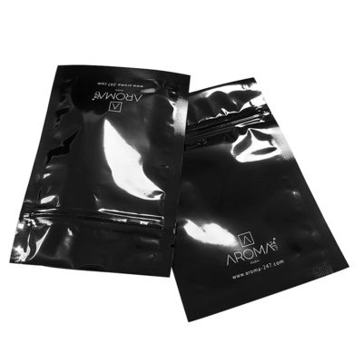 Bolsa de embalaje PE impermeable y negra personalizada Bolsa ESD con cremallera antiestática para componentes electrónicos