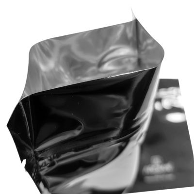 Bolsa de embalaje PE impermeable y negra personalizada Bolsa ESD con cremallera antiestática para componentes electrónicos