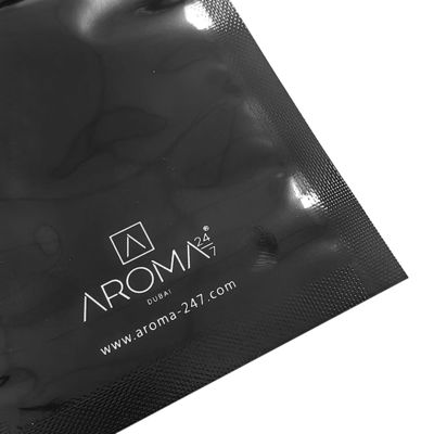 Bolsa de embalaje PE impermeable y negra personalizada Bolsa ESD con cremallera antiestática para componentes electrónicos