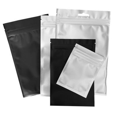 Bolsa de auto-sellado mate de color sólido de dos lados opaca Bolsa sellada de aluminio Bolsa de embalaje recubierta