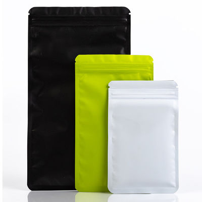 Bolsa de auto-sellado mate de color sólido de dos lados opaca Bolsa sellada de aluminio Bolsa de embalaje recubierta