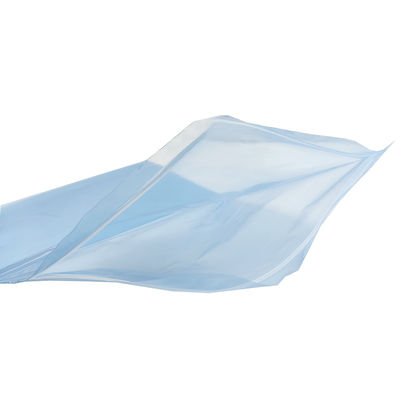 Bolsa de protección con cierre con cremallera azul PE ESD para envases de salas limpias Componentes electrónicos pequeños y medianos