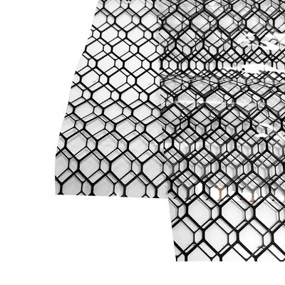 Cortina de red de PVC transparente de dos lados de ESD 0,3 mm x 1,37 m x 30 m