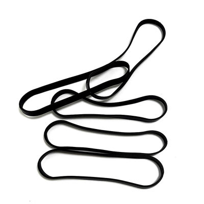 104 X 4 X 1.5 mm Negro ESD Banda de silicona antistatico conductor para componentes electrónicos