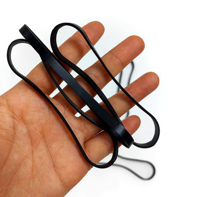 104 X 4 X 1.5 mm Negro ESD Banda de silicona antistatico conductor para componentes electrónicos
