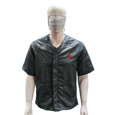 Chaqueta de manga corta de verano gris ESD antistatico