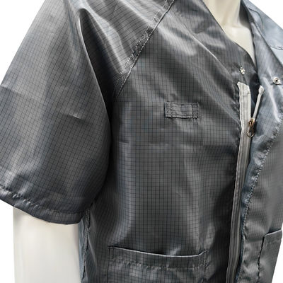 Chaqueta de manga corta de verano gris ESD antistatico