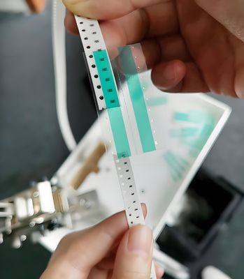 Cinta adhesiva negra de 12 mm para empalme de cintas transportadoras SMT, segura contra ESD