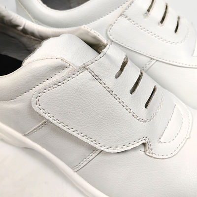 Sin cordones de velcro de diseño Esd zapatos de seguridad de acero a prueba de polvo