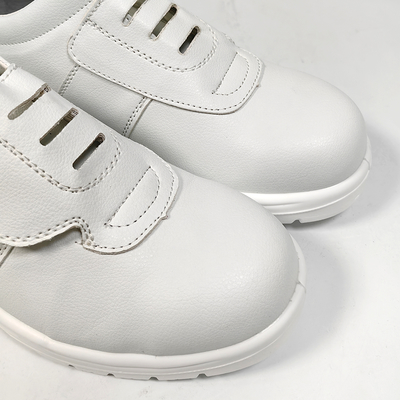 Sin cordones de velcro de diseño Esd zapatos de seguridad de acero a prueba de polvo