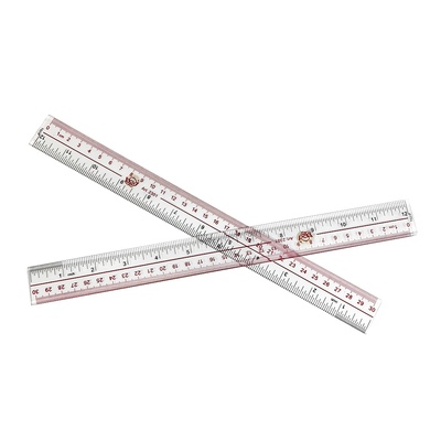 30 cm de plástico transparente ESD regla antistática regla recta