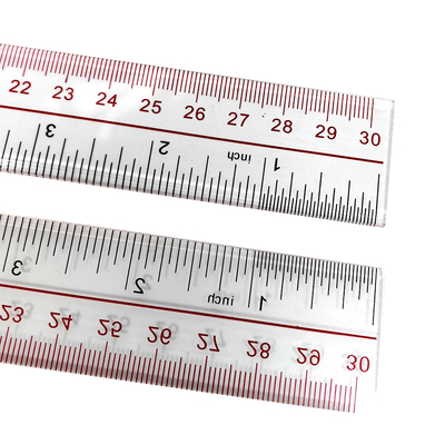 30 cm de plástico transparente ESD regla antistática regla recta