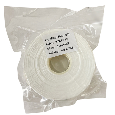 Rollo de toallitas de microfibra secas no tejidas para limpieza de laboratorio