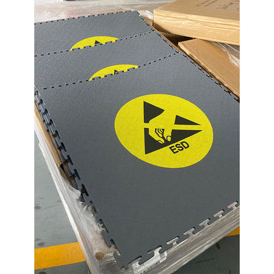 600x600mmx6mm Removable ESD Interlocking PVC Vinyl Floor