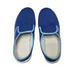 Los zapatos de seguridad azul marino del ESD de la tela no agujerean los zapatos estáticos antis para el área de EPA