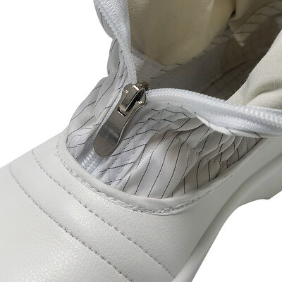 Botas de seguridad antiestáticas ESD con puntera de acero blanco para ropa de trabajo industrial