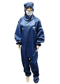 Ropa segura del ESD del recinto limpio del ISO 4 con Hood Boots And Facemask atado