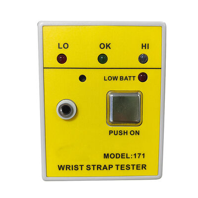 Probador de correa de muñeca antiestática ESD Cleanroom 171 Amarillo